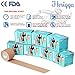 Kinesiology Tape Water Resistant-Breathable Sport Kinesiology Recovery Tapes 2 Rolls 2 Inch x 16.5 Feet