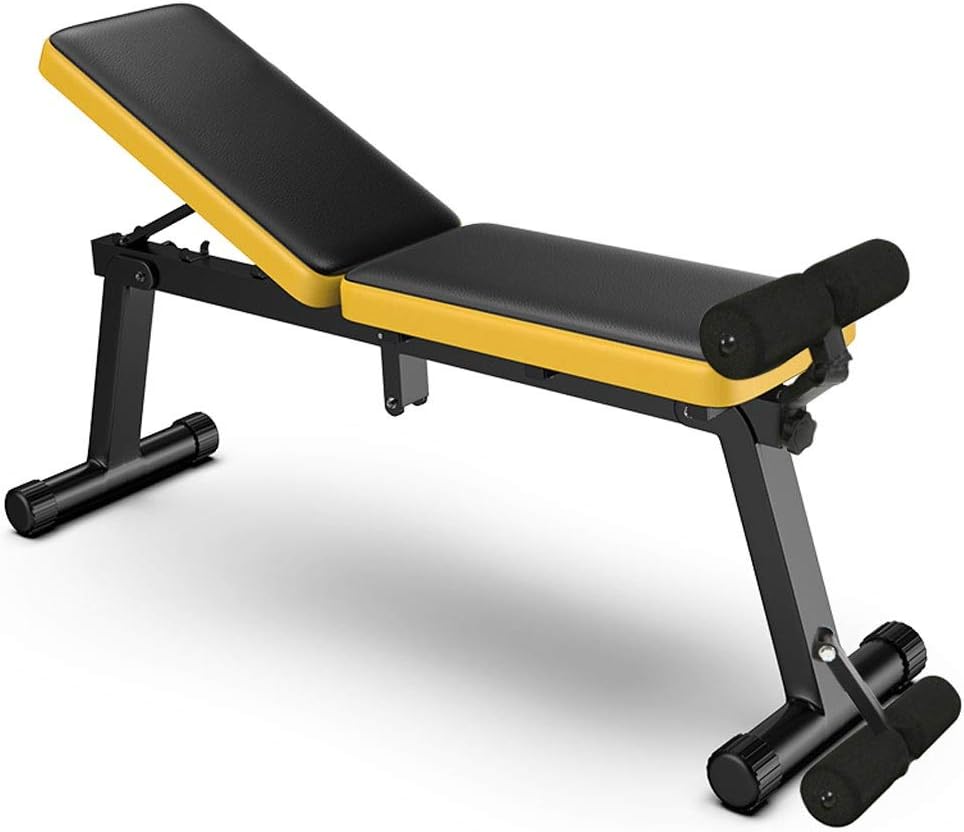 Folding chairs Dumbbell Adjustment Bench Fitness Equipment Flat Press 60 * 33 * 34cm MUMUJIN