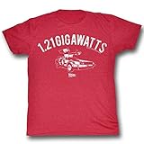Back To The Future 1.21 Gigawatts DeLorean Adult Soft T-Shirt