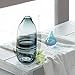 CASAMOTION Vases Hand Blown Art Glass Vase, Unique Ripple Design Centerpiece Vases for Table, Décor Gift Box, Grey, 15 Inch