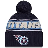 New Era Sideline 2024 American Football Beanie Pompom Winter Stamp Cap NFL Team Logo