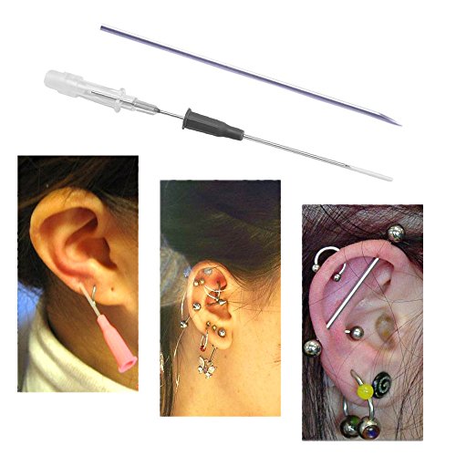 Ear Nose Piercing Needles Yuelong 50pcs Mixed Body Piercing Needles