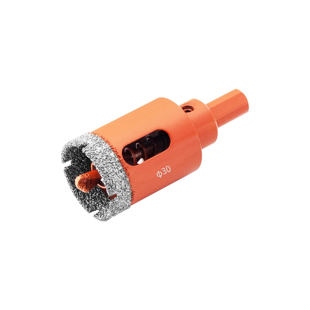 Meccion Diamond Hole Saw 30mm with Pilot Guide Bit, Professionals Brazed Diamond Drill Bit Hole Cutter for Tile, Porcelain, Glass, Ceramic, Marble — image 1