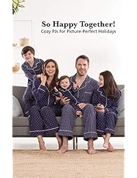 PajamaGram Family Pajamas Super Soft - Family Matching Pajamas, Navy
