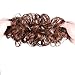 AISI BEAUTY 100% Human Hair Scrunchies Extension Curly or Messy Bun Hair Pieces for Women Donut Updo Ponytail Hair Chignons