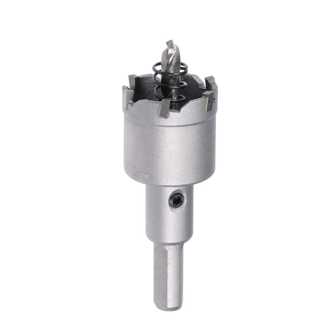 Sourcingmap 30mm Carbide Hole Cutter, Hole Saws for 0.5mm-3mm Stainless Steel 5mm Metal Sheet