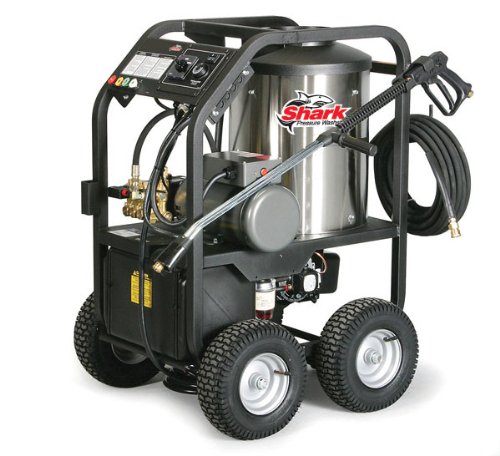 UPC 670437091034, Shark STP-352007A 2,000 PSI 3.5 GPM 230 Volt Electric Hot Water Commercial Series Pressure Washer