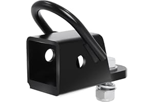 ZEJOOT Heavy-Duty 2" Receiver Adapter with Bolt-On Mount for UTV ATV