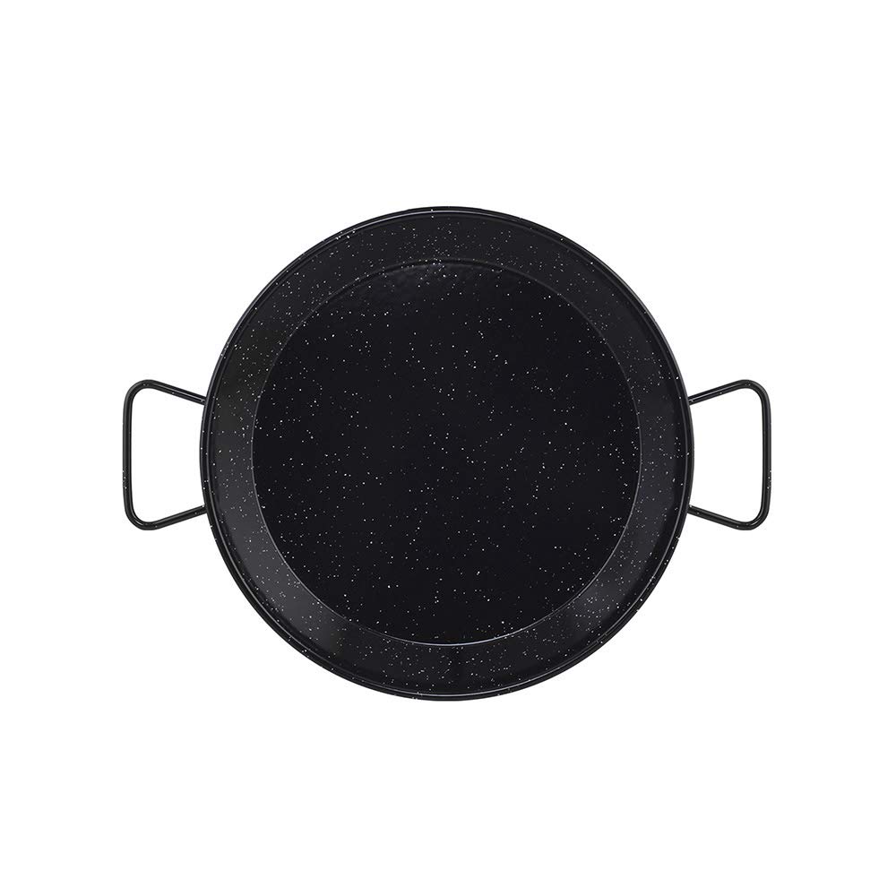 Metaltex - Enamelled Steel Paella Pan, 9 Servings 40 cm