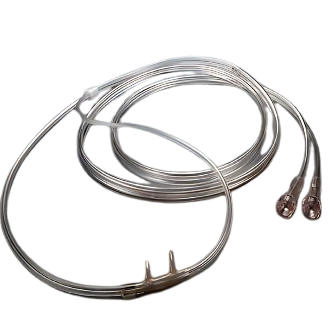 Intersurgical Adult Nasal Cannula Curved Prongs Dual Lumen 1.25m Tube