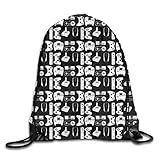 Gamepad Drawstring Backpack Bags Rucksack Shoulder