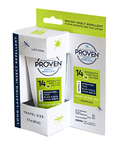 Proven 14 HR Insect Repellent Lotion - Odorless, 2oz. Protects Against Mosquitoes, Ticks and Flies; DEET Free, Non-Toxic; Safe for Children; Made in USA - Thumbnail 6