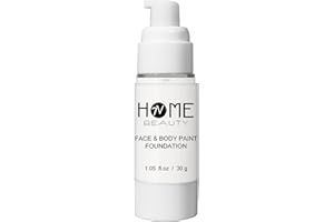 7V Home Beauty White Face Paint, Body Paint & Foundation Makeup Non-Toxic Special Effect SFX Makeup Kit,Halloween Costume Cosplay (1.05 fl.oz, White)