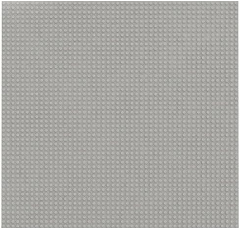 New Extra Large Studs Magnetic Starting Buildings Plate for playmates Block Base Plate Building Board Games for kids,Children (40*40 CM - Grey)