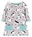 Fiream Girls Crewneck Long Sleeve Dress(S0082,3T)