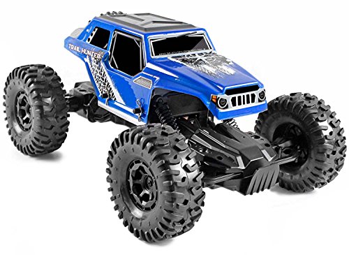 danchee Trail Hunter 1/12 Scale Remote Control Rock Crawler Off Road Truck, Blue