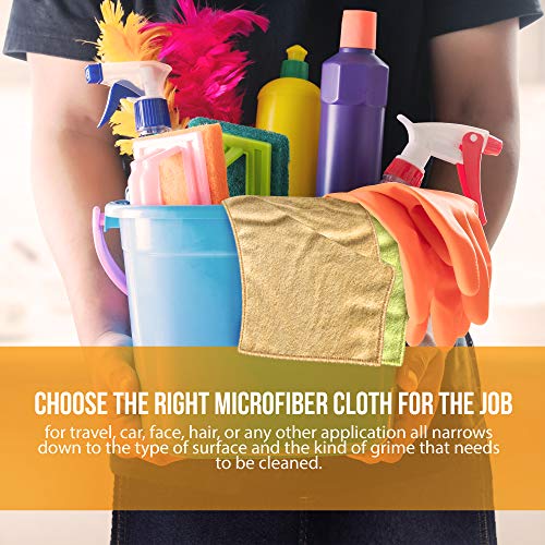 6 Microfiber+Cleaning+Supplies+Lint+Free+Polished