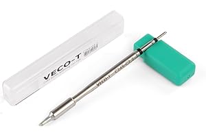 VECO-T C245-C2.2 Soldering Iron Tips, Replacement Tip for C245-102, Constant Temperature Solder Iron Head Compatible with JBC Soldering Station Tools