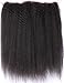 Chantiche Italian Yaki 13x4inch Lace Frontal Closure With Baby Hair Brazilian Remy Human Hair Kinky Straight Free Part Full Lace Clsoure Bleached Knots 8Inch Natural Color