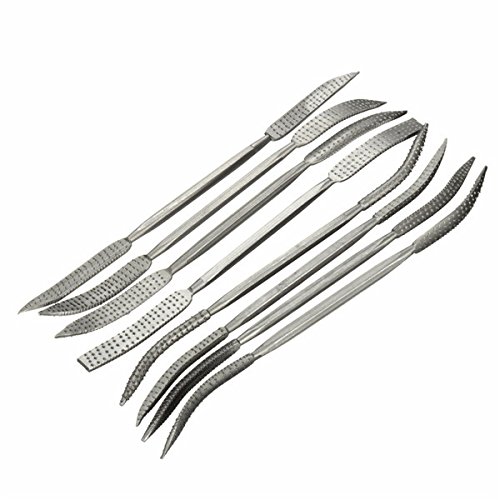 EsportsMJJ 8pcs 190mm Crafts Riffler Double Ended Coarse Wood Rasp File