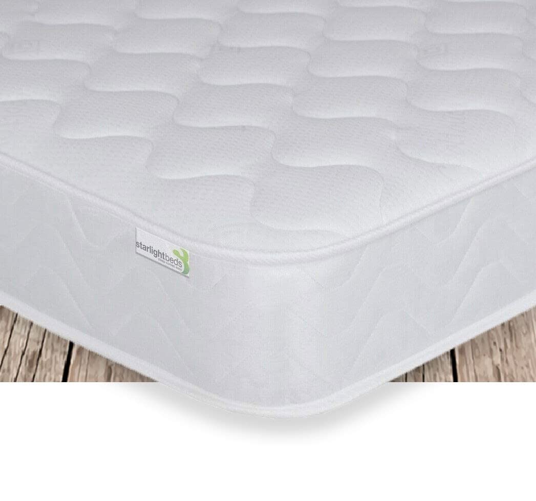 Starlight Beds - Comfort 3ft Single Mattress, Single Memory Foam & Spring Mattress (3ft x 6ft3 Single Mattress)