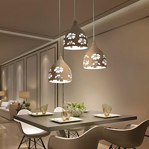 Owo Einfache Moderne Led Leiste Drei Mahlzeiten Hangende Modern Fashion Ideen Pendelleuchten Fur Flur Wohnzimmer Esszimmer Lager Kuche Schlafzimmer Halle Eingang Drei Gerade Blumen Amazon De Beleuchtung