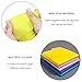 Walsilk 2Pack Emergency Rain Ponchos for Kids,Waterproof Child Raincoats with Hood and Sleeves,Portable & Lightweight (2Yellow)