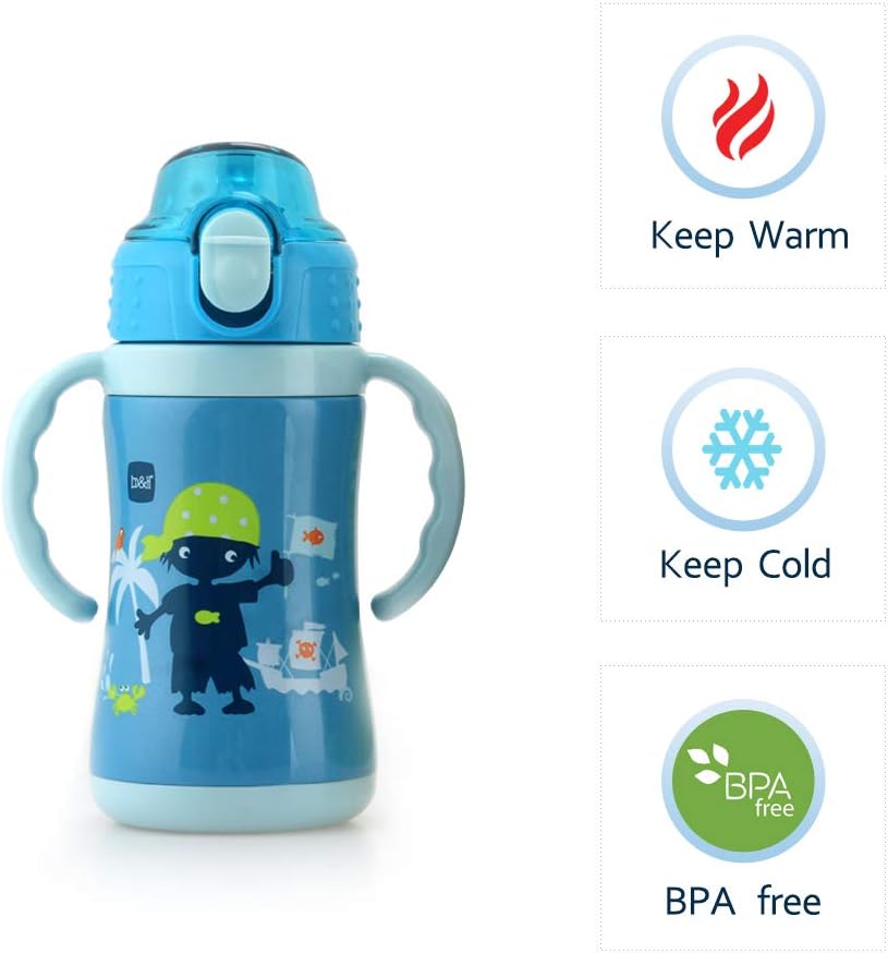 insulated sippy cup with straw