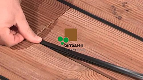 K&R Terracon Terraprotect Fugenband für Terrassendielen für Fugenabstand von 5-7mm, 50m, 1 Stück – Bild 4