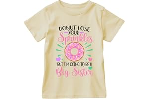 Big Sister Shirt for Baby Girls Cotton T-Shirt Short Sleeve Tops Toddler Baby Announcement Tees Outfits 1-7 Years