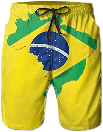 Brazil Man's Summer White Boardshort