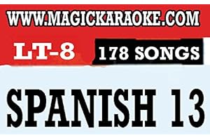 Magic Sing Karaoke Mic Songchips SPANISH 13 (LT8) for ET23KH, ET25K, ET25KN, ET19KV, ET18K, ET9K, ED9000, ED8000, ED7000, ED6000, ED11000, LEADSINGER LS2100,2700, LS3700