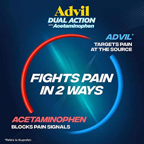 Advil Dual Action With Acetaminophen And Ibuprofen (2 Dose Equivalent