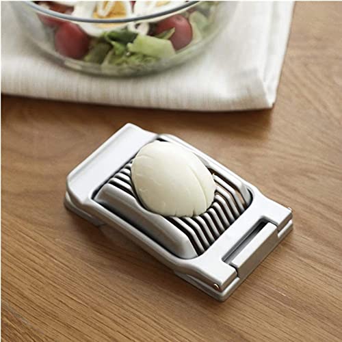 Egg slicer, multipurpose 304 stainless steel wire egg slicer, aluminum