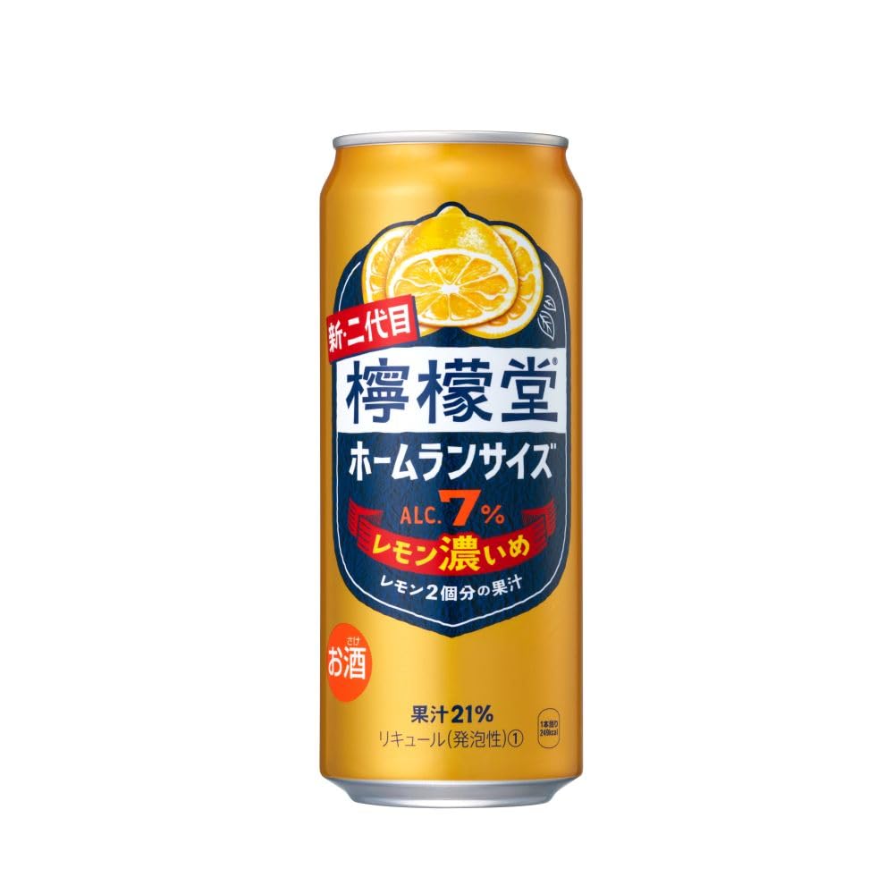 檸檬堂 レモン濃いめ（ チューハイ 500ｍl × 24本 ）缶 7％ の商品画像