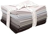Bella Solids Black 12 Fat Quarters Moda Fabrics 9900AB 130