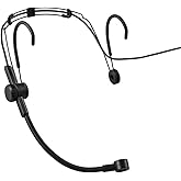 Shure SM39 Headset Microphone - Vocal Performance Cardioid Headworn Mic compatible with Axient Digital, Secure Low Profile Fit, Ergonomic Design, Indoor/Outdoor Windscreens, Sweat Resistant (SM39-TQG)