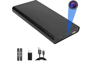 Mini 1080P HD Camera, Nanny/Pet/Child Camera Power Bank, with motion detection, automatic night vision, loop record, and grav