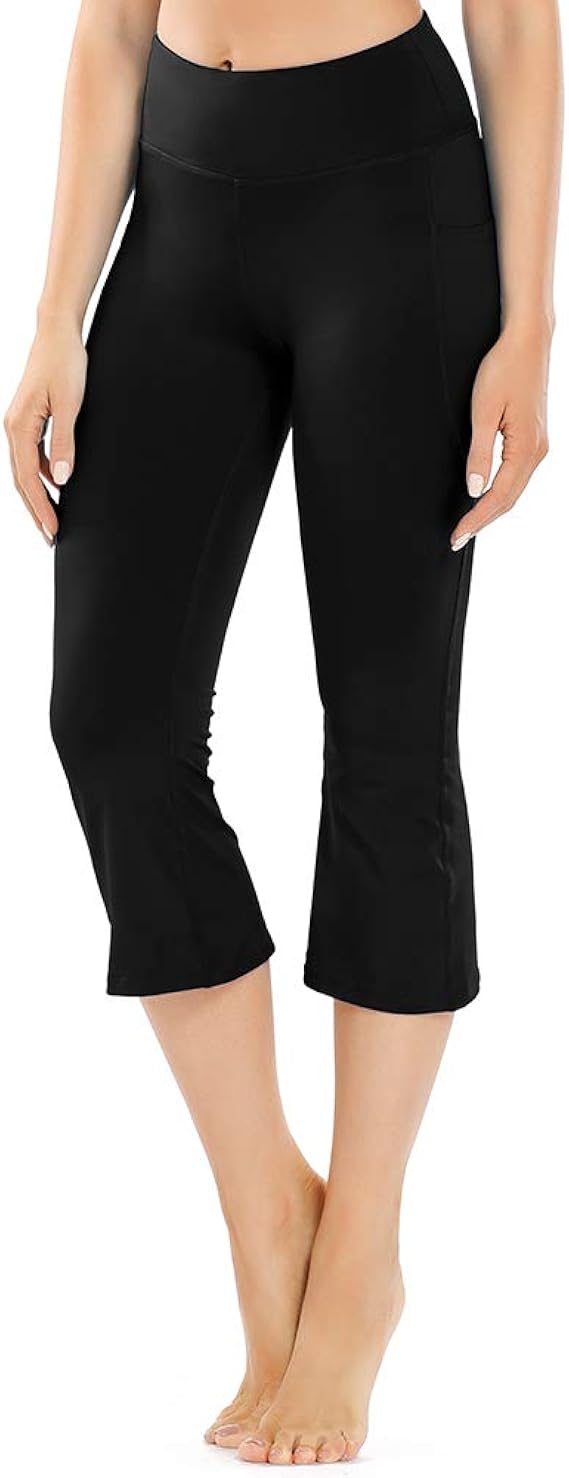 capri yoga pants flare