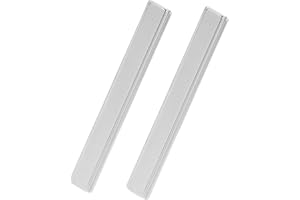 MZCVRIRU Shower Door Magnet, 3 inch Long Glass Shower Door Magnet Replacement （2 Pack） (Silver)