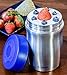 Ecopod 16-Ounce Stainless Steel Insulated Thermos Food Jar, Blue