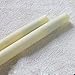 12 Inches Dripless Led Taper Candles with Timer Function, Flameless Real Wax Electric Candle, Battery Operated for Christmas and Thanksgiving, Pack of 2 (Ivory)