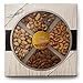 Assorted Nuts / Fancy Salted Mixed Nuts, Large Deluxe Kosher Salted Pistachios, Salted Cashews, Raw Almonds, Salted, Gourmet Box W/Silver Ribbon