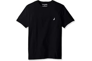 Nautica Maglietta Bambino E Ragazzo A Maniche Corte - Girocollo, Puro Cotone Jersey, Con Logo Ricamato, Taglie 8-20