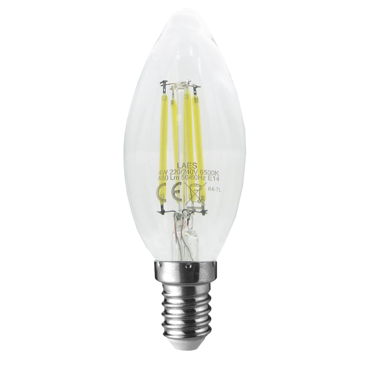 LAES LED Candle E14, 4 W, 35 x 98 mm