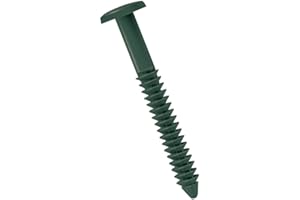 MidAmerica Forest Green 3" Shutter Lok Peg Fasteners 60 Pack Spikes Longer and Stronger