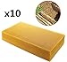 EatingBiting?R?10pcs 20cm x 41cm Sheets Natural Beeswax Candlemaking Bee Wax Honeycomb Beekeeping / Beekeeping Nest Box Nest Foundation Beeswax Honeycomb Sheets Beekeeping Raising Tools