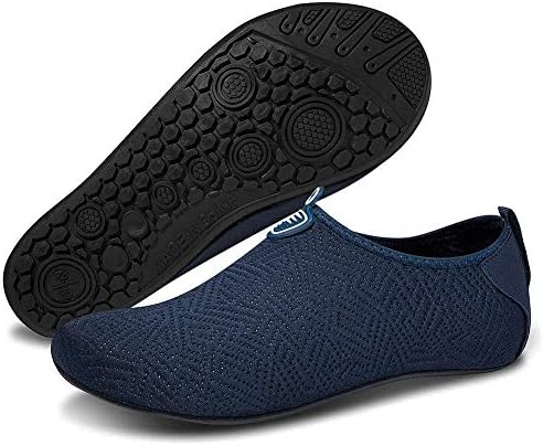 Msjenny Water Shoes Quick Dry Barefoot Sports Aqua Socks Beach Pool Swim Surf Yoga Shoes for Men Women