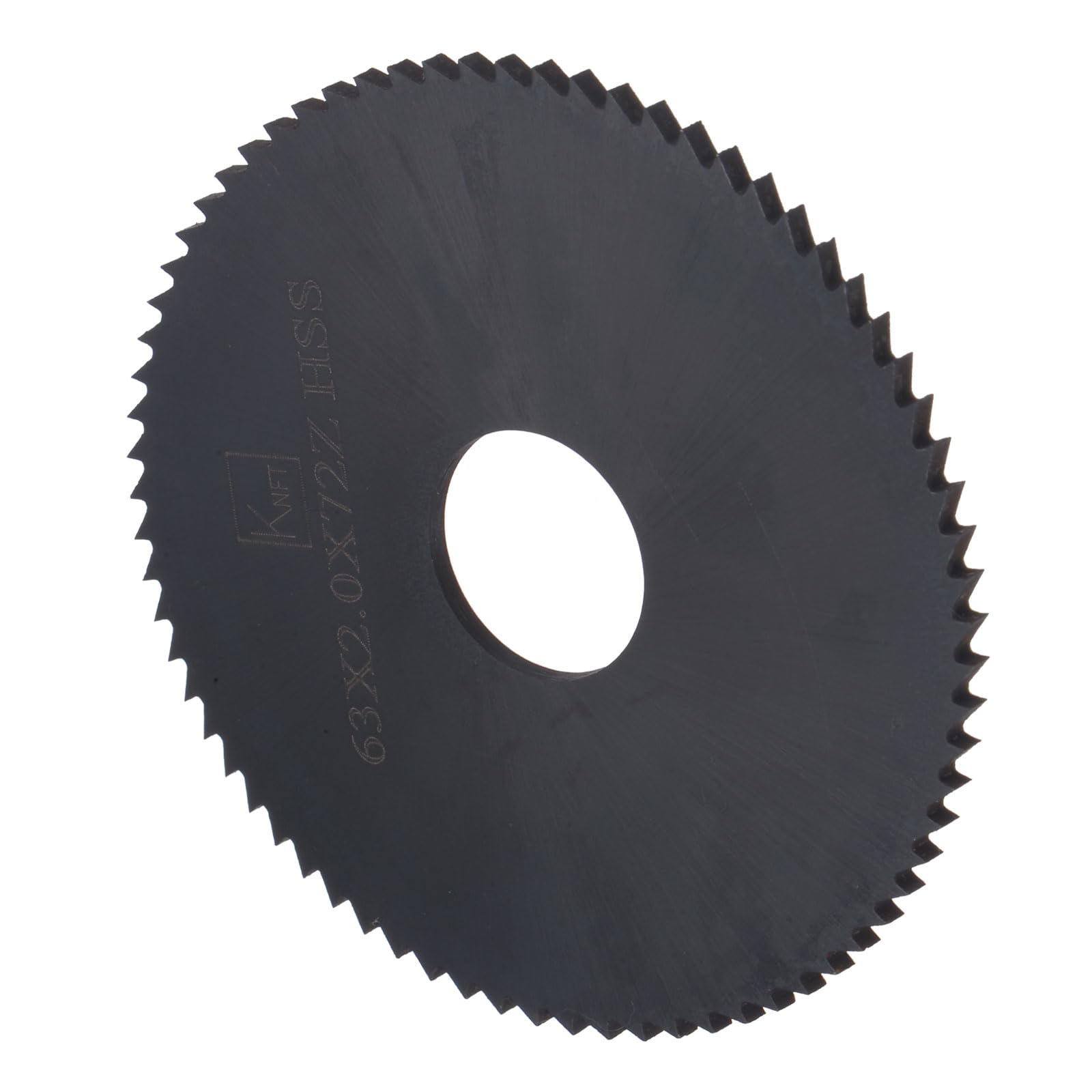 CoCud Circular Saw Blade, 63mm Dia 16mm Arbor 2mm Thick 72 Tooth, 6542 High Speed Steel (HSS) Wood Cutting Table Saw Blades Black - (Applications: for Metal Woodwork Plastic Aluminum)