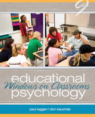 Educational Psychology: Windows on Classrooms